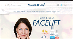 Desktop Screenshot of naturalandorganic.skincareshows.com