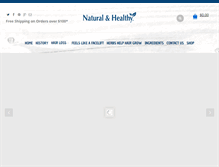 Tablet Screenshot of naturalandorganic.skincareshows.com