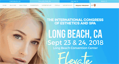 Desktop Screenshot of longbeach.skincareshows.com